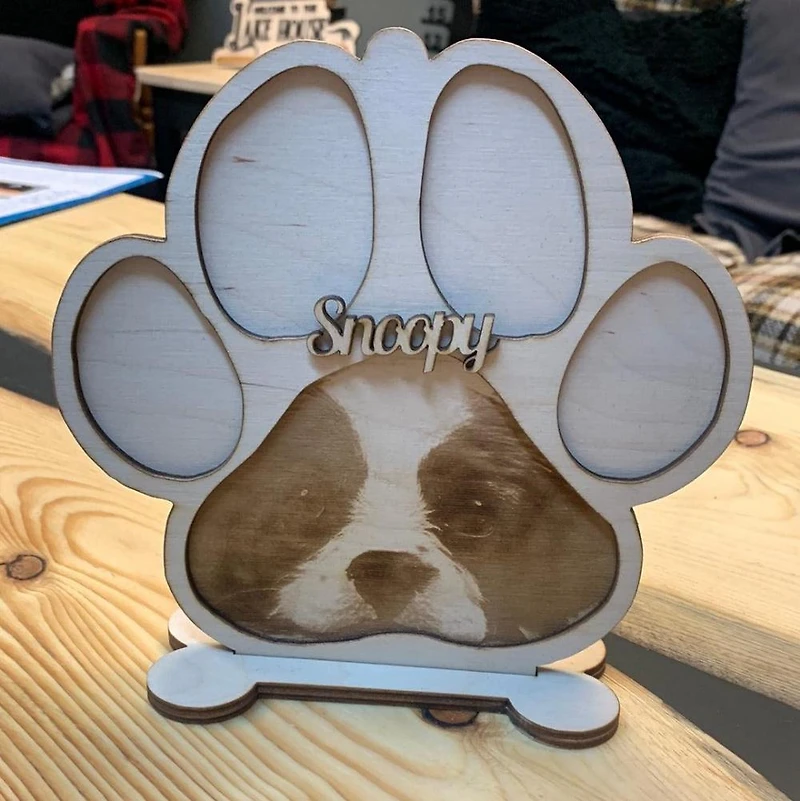 Dog Paw with Photo