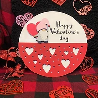 Happy Valentines with Gnome and Heart