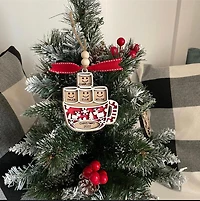 Hot Chocolate Ornament up to 12 Names