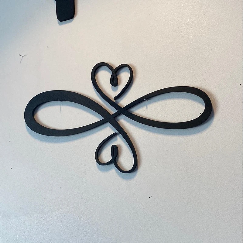 Infinity with Two Hearts