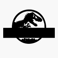 Jurassic Name Sign