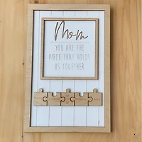 Mom Puzzle Name Sign