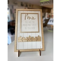 Mom Puzzle Name Sign