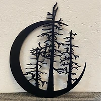 Moon with Trees
