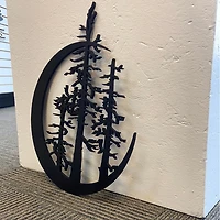 Moon with Trees