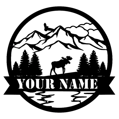 Moose Name Sign