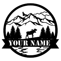 Moose Name Sign
