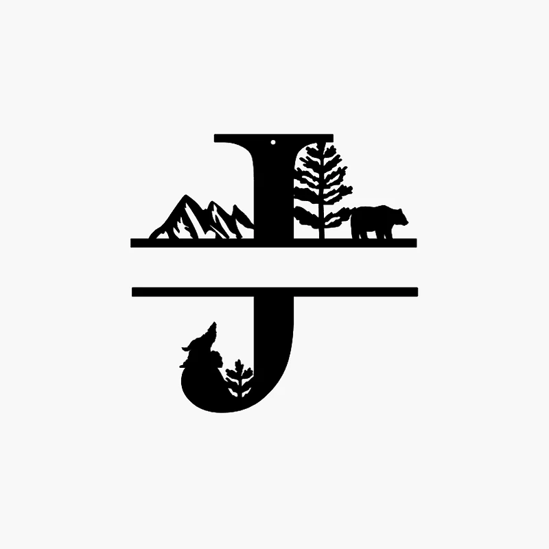Mountain Themed Name Sign
