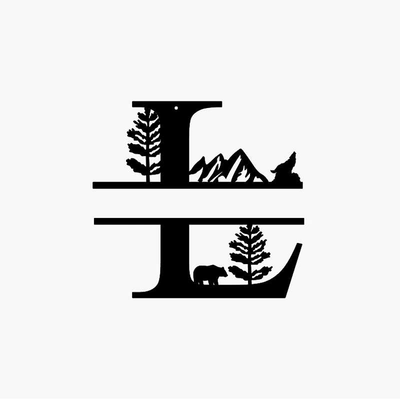 Mountain Themed Name Sign