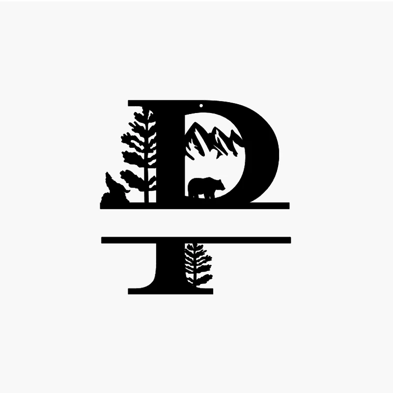 Mountain Themed Name Sign