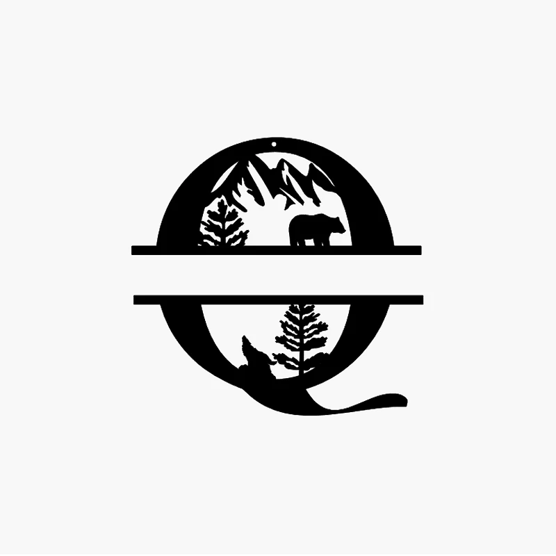 Mountain Themed Name Sign