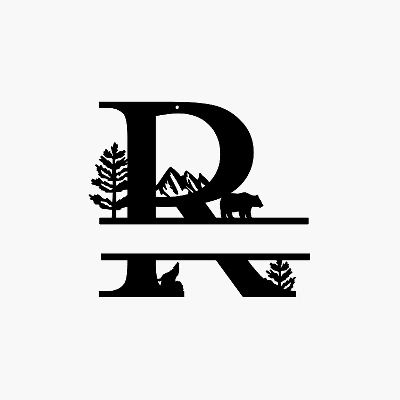 Mountain Themed Name Sign