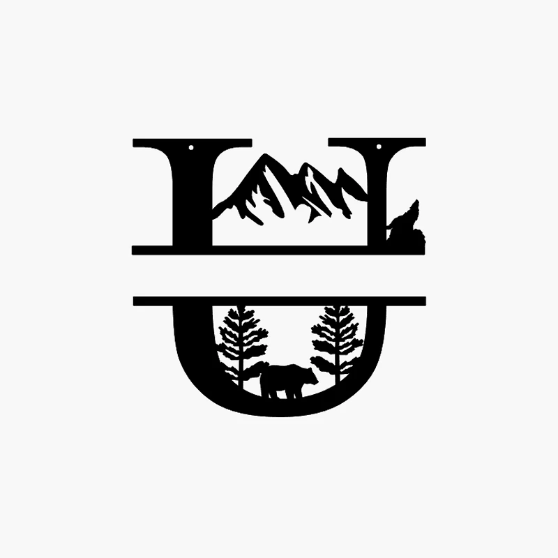 Mountain Themed Name Sign