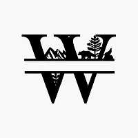 Mountain Themed Name Sign