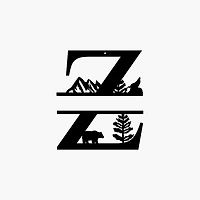 Mountain Themed Name Sign