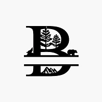 Mountain Themed Name Sign
