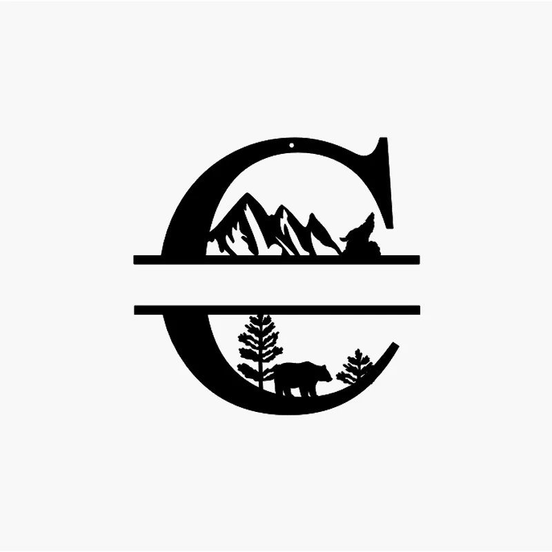 Mountain Themed Name Sign