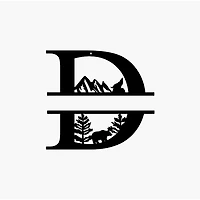 Mountain Themed Name Sign