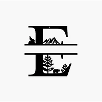 Mountain Themed Name Sign