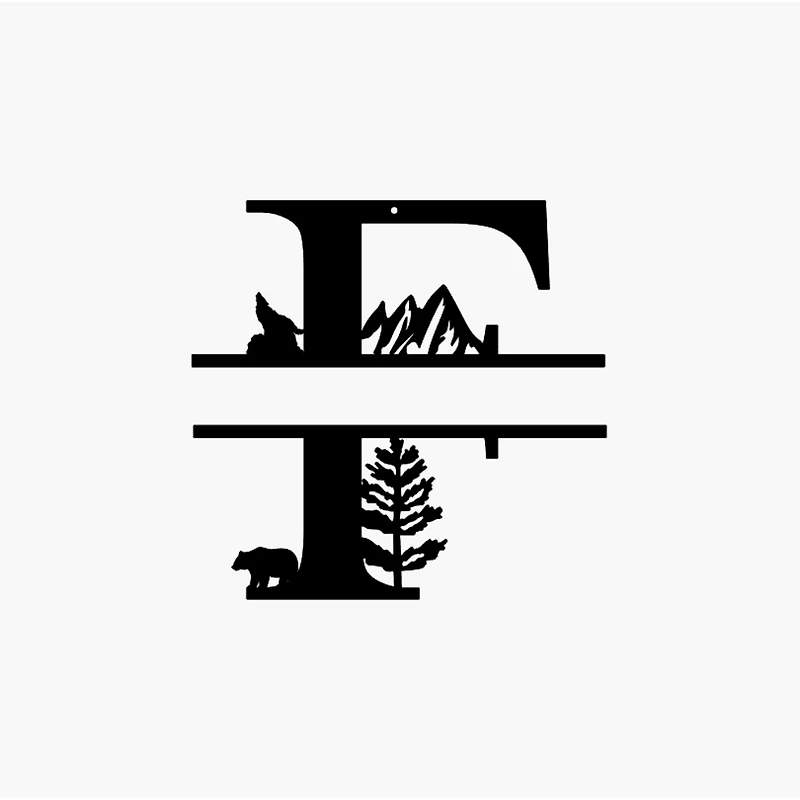 Mountain Themed Name Sign