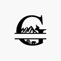 Mountain Themed Name Sign