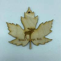 Prince George Ornament with Moose