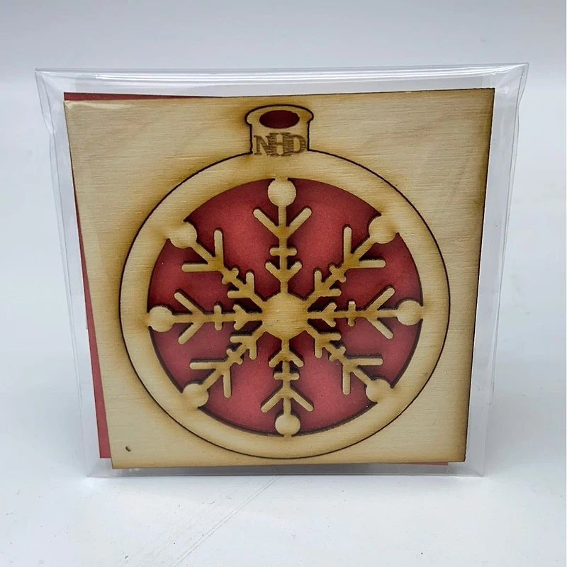 Round Snowflake Ornament