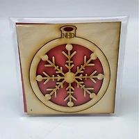 Round Snowflake Ornament