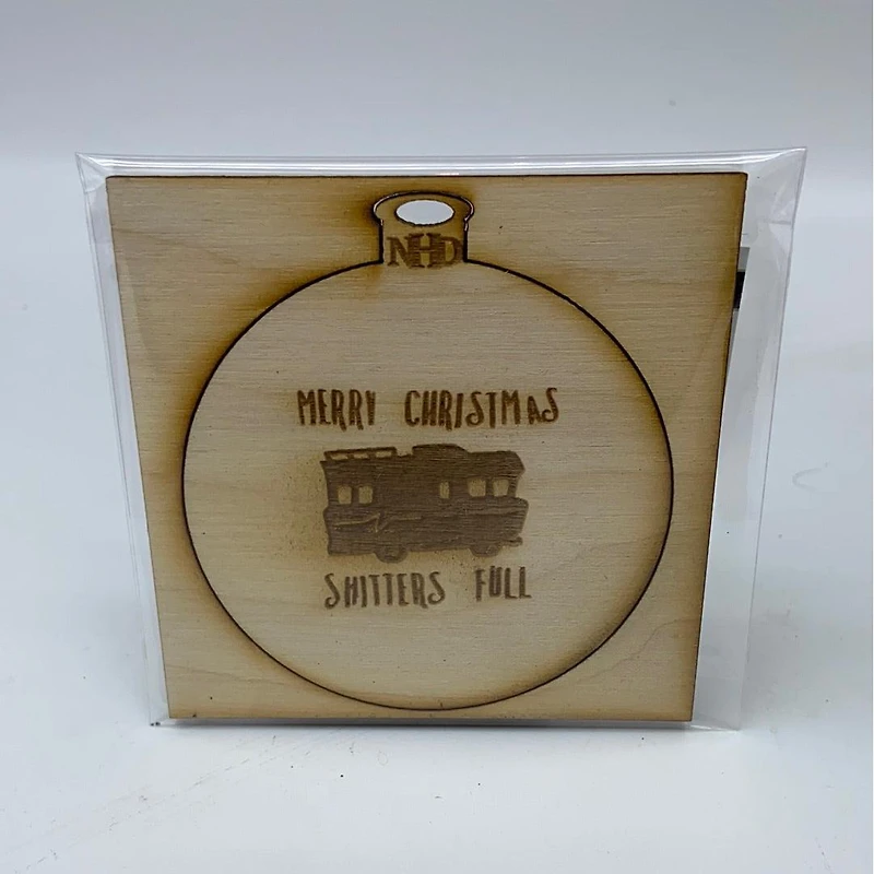 Merry Christmas Shitters Full Ornament