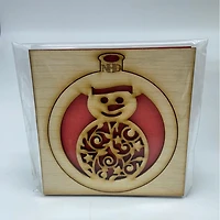 Fancy Snowman Ornament