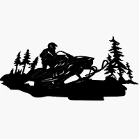 Snowmobile Monogram