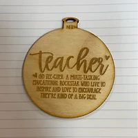 Teacher Ornament