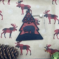 Tree with Bear Ornament