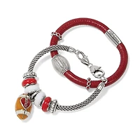 ABC Football Charm