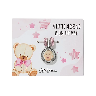 Baby Girl Memento Charm Card