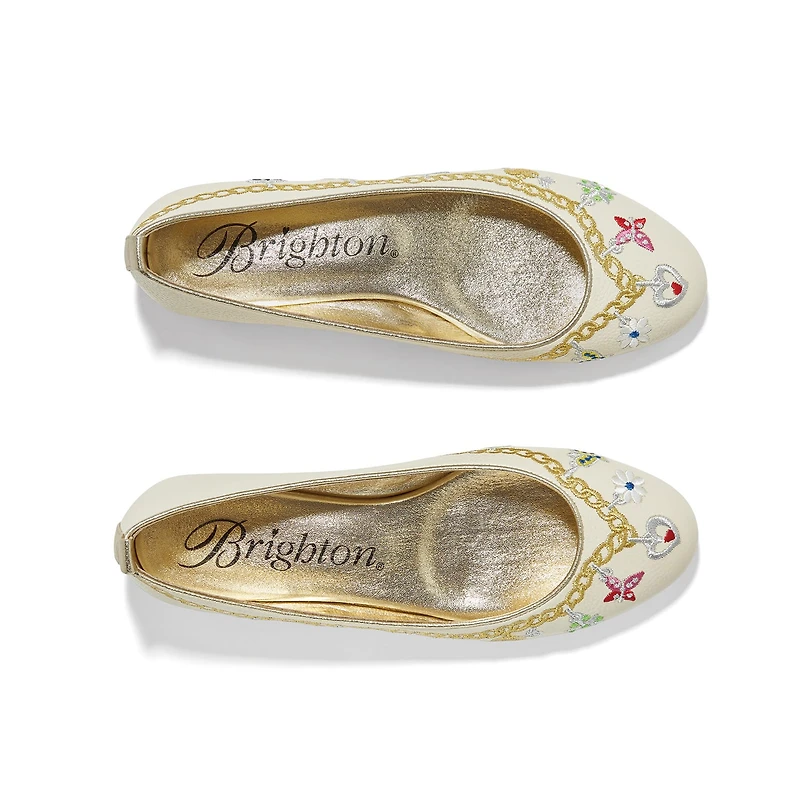 Blair Charm Embroidered Ballerina