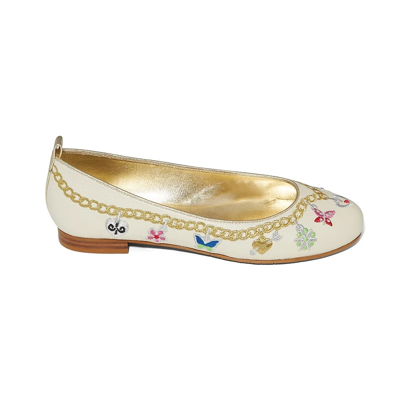 Blair Charm Embroidered Ballerina