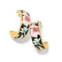 Botanique Butterfly Hoop Earrings