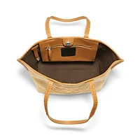 Blonde Bruna Large Straw Tote