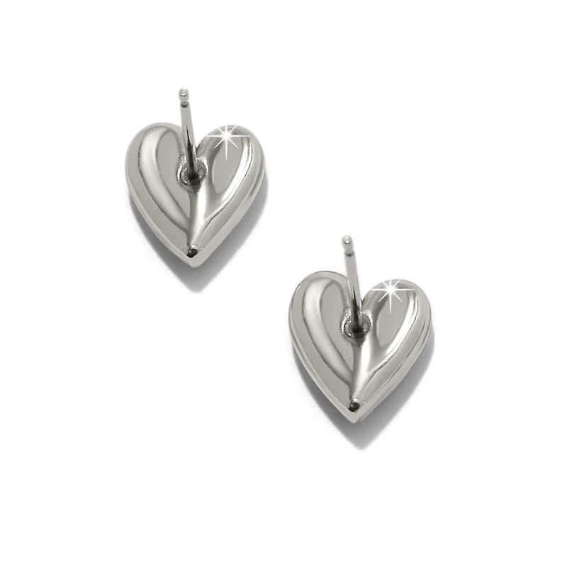 Cascade Heart Post Earrings