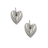 Cascade Heart Post Earrings