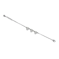 Cascade Heart Trio Bracelet