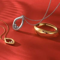 Cascade Lumina Hinged Bangle