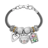 Cascade Open Heart Charm