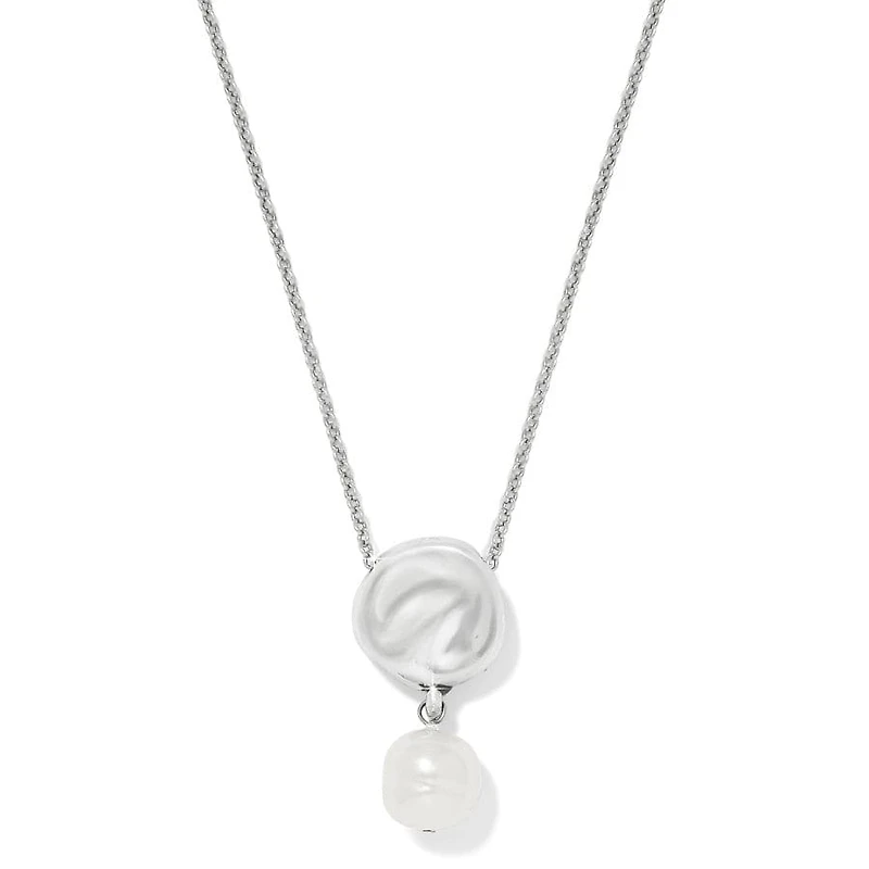 Cascade Round Pearl Necklace