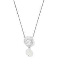 Cascade Round Pearl Necklace