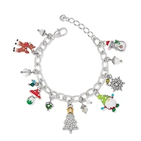 Christmas Forest Charm Bracelet