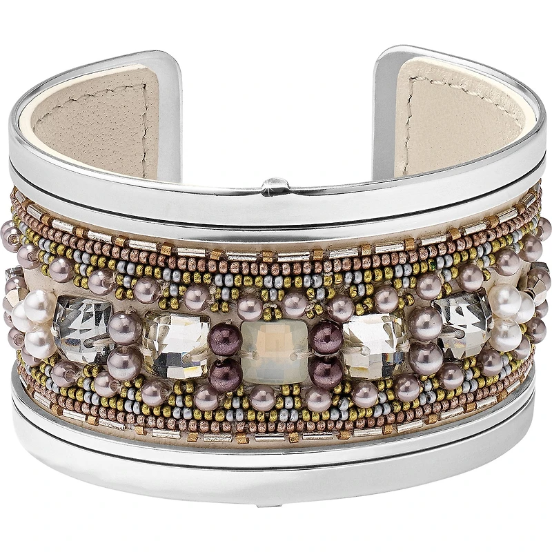 Christo New Delhi-Mandela Wide Cuff Bracelet Set