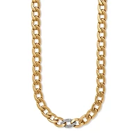 Cleo Pave Link Necklace