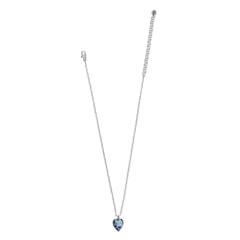 Colormix Heart Blues Convertible Necklace